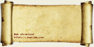 Andjelina Sentić vizit kartica